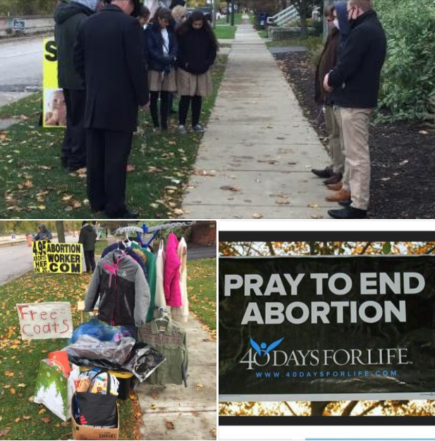 PadrePioAcad's tweet photo. Padre Pio Academy students returned to PreTerm again on Friday to Pray for the Unborn and support 40 Days for Life. They also help with coat drive for Solanus Casey Project. https://t.co/WABP5obGw0