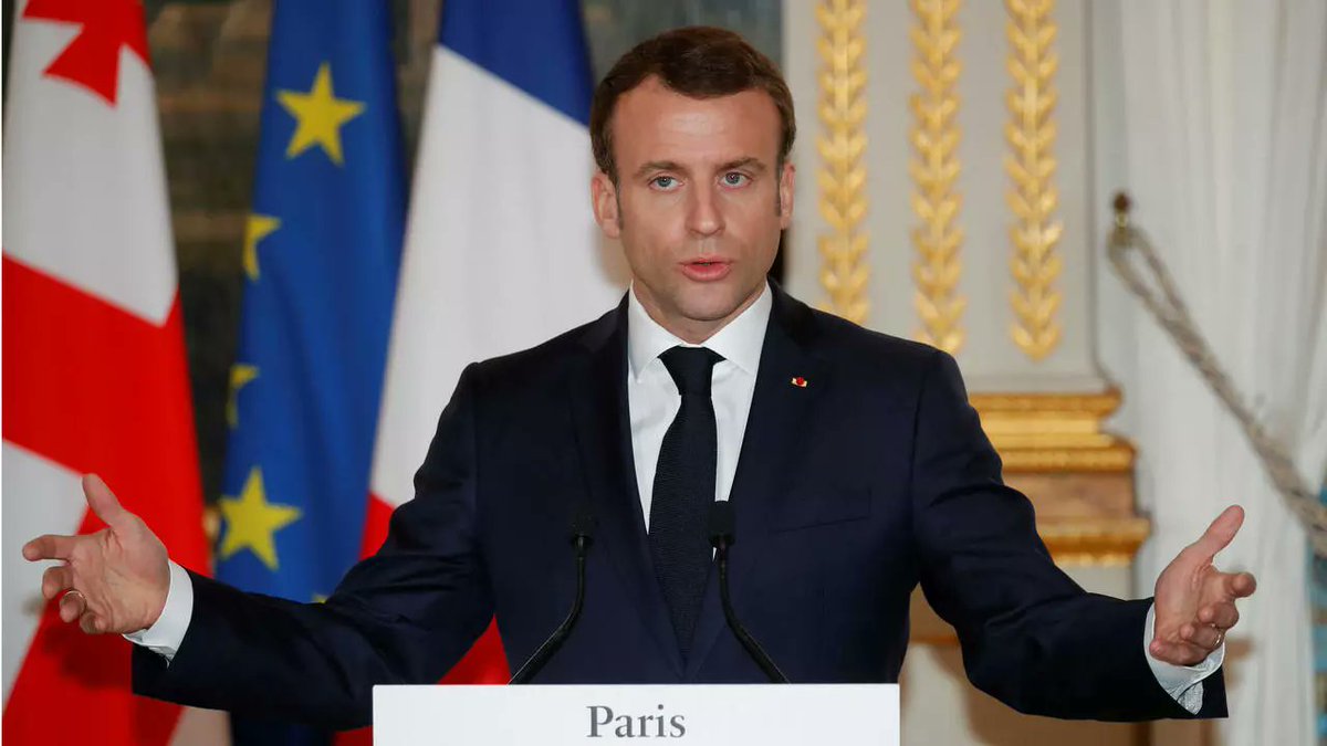  En una entrevista a Al Jazeera, Emmanuel Macron ha declarado comprender que las caricaturas de Mahoma puedan "impactar", pero denuncia la violencia.