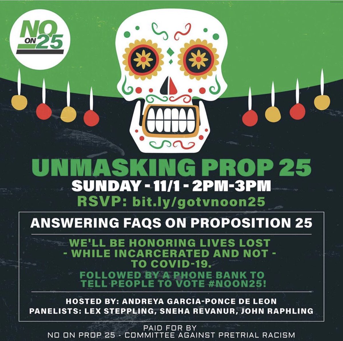 Ok, last thing and then I gotta mute this cause I can’t keep up with the notifications.  @ReformLAJails will be discussing Prop 25 tomorrow at 1pm. Whether you’re for, against it, or unsure, you should attend & get your questions answered. Register here:  https://us02web.zoom.us/meeting/register/tZUpf-iprTwtE92Y927o9Bcan_2dkHoULNk2