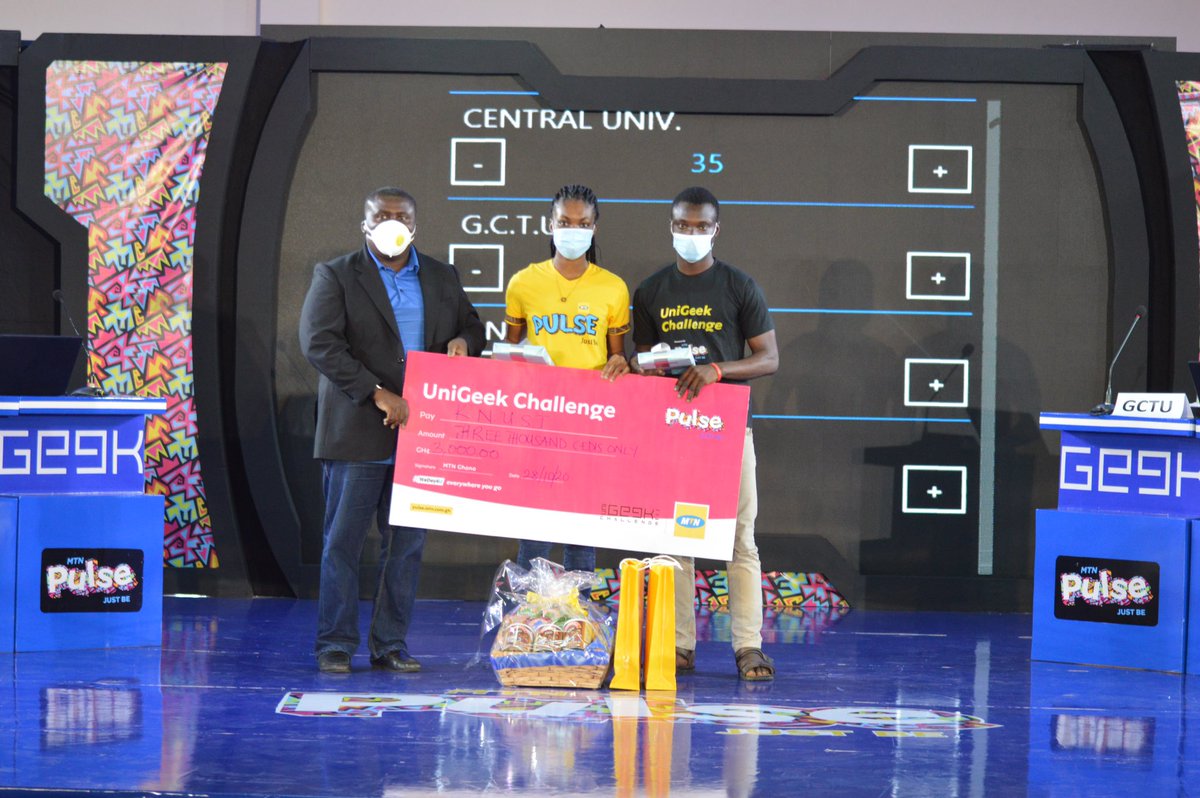 UniGeekOfficial's tweet photo. Congratulations to @KNUSTGH .
2nd Position

#UniGeekChallengeFinals #UniGeekChallenge #MTNUniGeek https://t.co/U2Bx92L17E