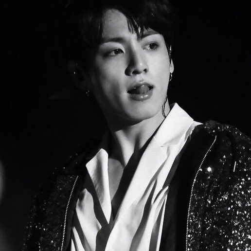 Jungkook hot black and white pics as thunderstorms - a thread