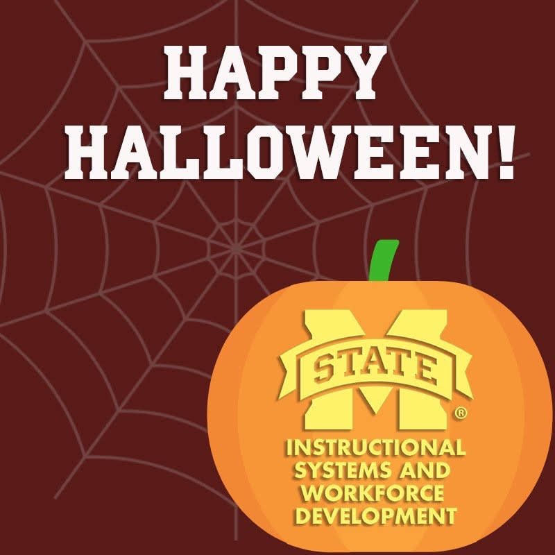 MSSTATE_ISWD's tweet photo. Wishing you a Happy Halloween 🎃 👻 🦇 https://t.co/WwpCWYebaK