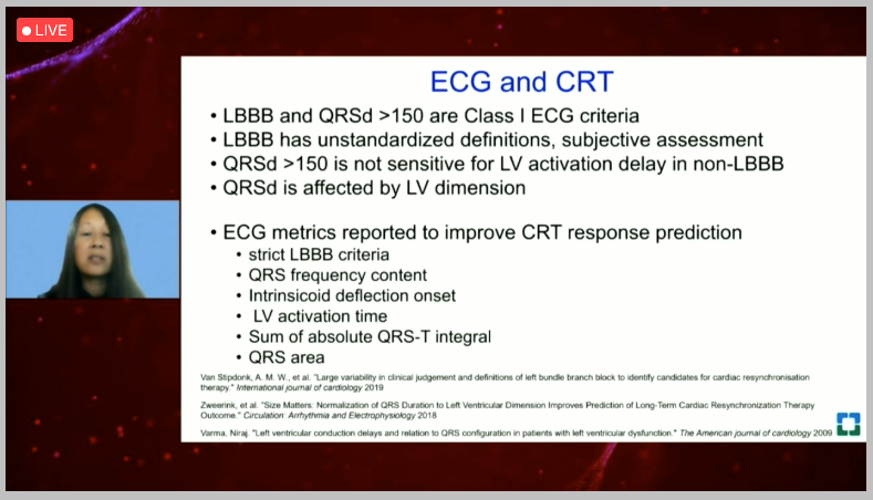 DrRoderickTung's tweet photo. Mina Chung discussing machine learning for physiological pacing and response optimization and new ways for LBBB classification. @EP_mom1. #PPS4 https://t.co/3K1McmsP2C