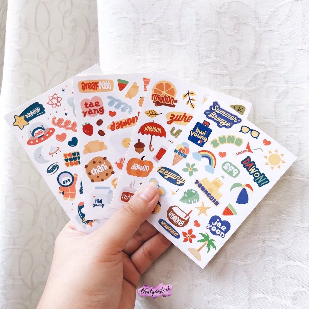 beatgoestore's tweet photo. ✨STICK WITH SF9✨

Deco stickers by @beatgoestore 

Shopee: https://t.co/DJztZT1Vv4

Limited stocks only!💘 https://t.co/X8AUOZ7tfw