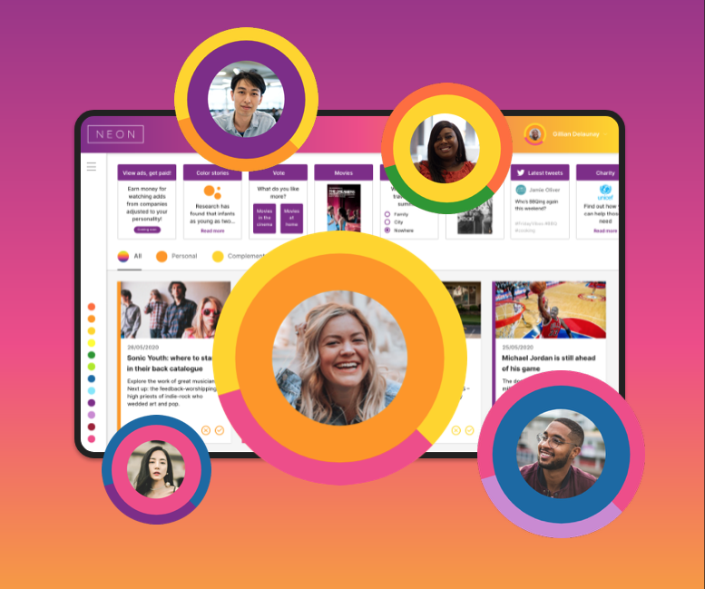 TheNeonID's tweet photo. Introducing #NEONID - the #dataindependence platform powered by #emotionalintelligence that lets you take back control of your #data so you can earn money from your personal information without your privacy being violated. In beta now -get your Color Fingerprint in 3 minutes! https://t.co/lwhSpoDswO