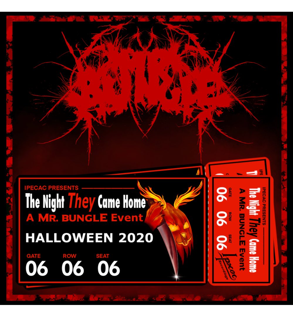 MrBungle's tweet photo. Happy Halloween! Trick or treating starts at Noon PST today w/ special guest @NeilHamburger. Then for 72 hours after. https://t.co/dzD7uYz2Zk

Rated R for violence, gore, blasphemy, witchcraft, nerds, bunny nudity and vomiting. Rambos must be accompanied by a guardian or priest! https://t.co/z01hNhye9Y