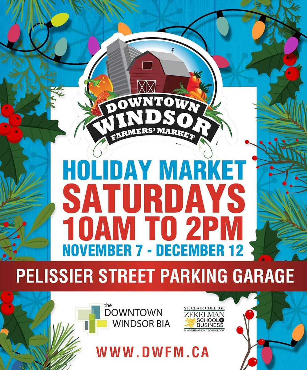 We're pretty excited to share this news from our friends at the Downtown Windsor Farmer's Market and the Downtown Windsor Business Improvement Association. A holiday market in the parking garage sounds like some fantastic festive placemaking!
buff.ly/3kA6unk