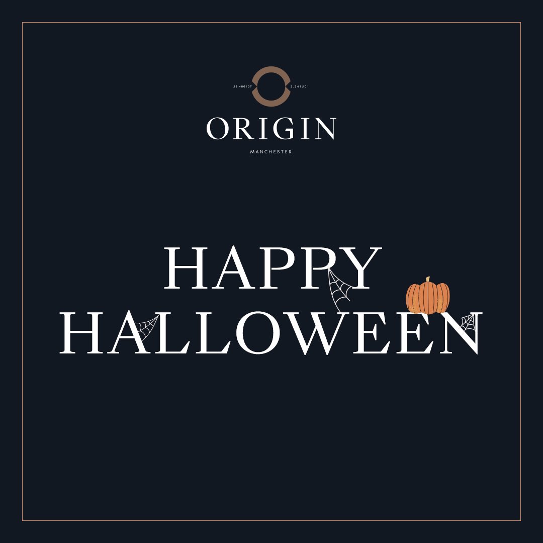 _Northspring's tweet photo. Wishing you a happy Halloween from everyone at Origin!
⠀
Discover the world of Origin at https://t.co/SXjKN0IYzt
⠀
#halloween #originmcr #boutiqueoffices #springgardens https://t.co/f2kyqooCFU