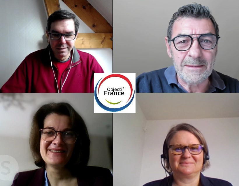 AneeObjFrance44's tweet photo. #OFsurleterrain s'adapte vs confinement n°2 en #OFsurlesecrans  reunion @ObjectifFrance 44 ce  samedi matin. Debats, Analyses, Propositions, Optimisme et Réalisme, Actualités #EnvieDeFrance https://t.co/1rlH0omutx