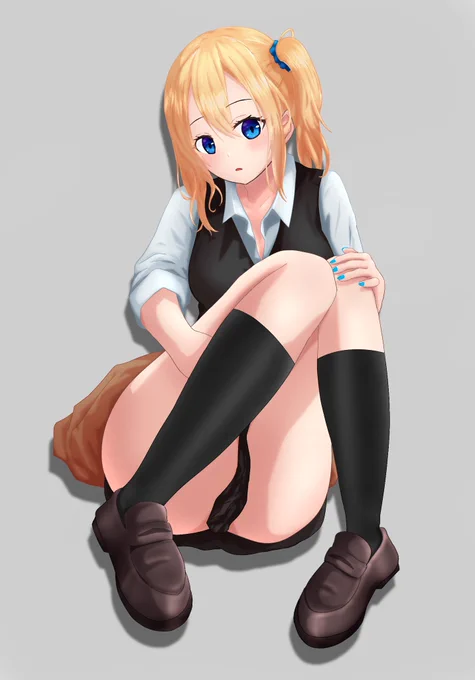 やっっっと早坂描けたぁぁぁ(✽'ཫ`✽)きゃわ(✽'ཫ`✽)#かぐや様は告らせたい #かぐや様#早坂愛 