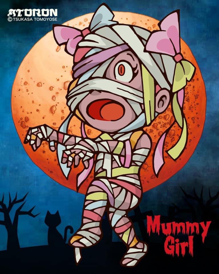 Atoron アトロン Atoron Halloween Characters Vol 6 Mummy Girl Halloween Halloweenillustration Halloweencharacters ハロウィン ハロウィンイラスト ハロウィンキャラクター モンスター キャラクターデザイン イラストレーション