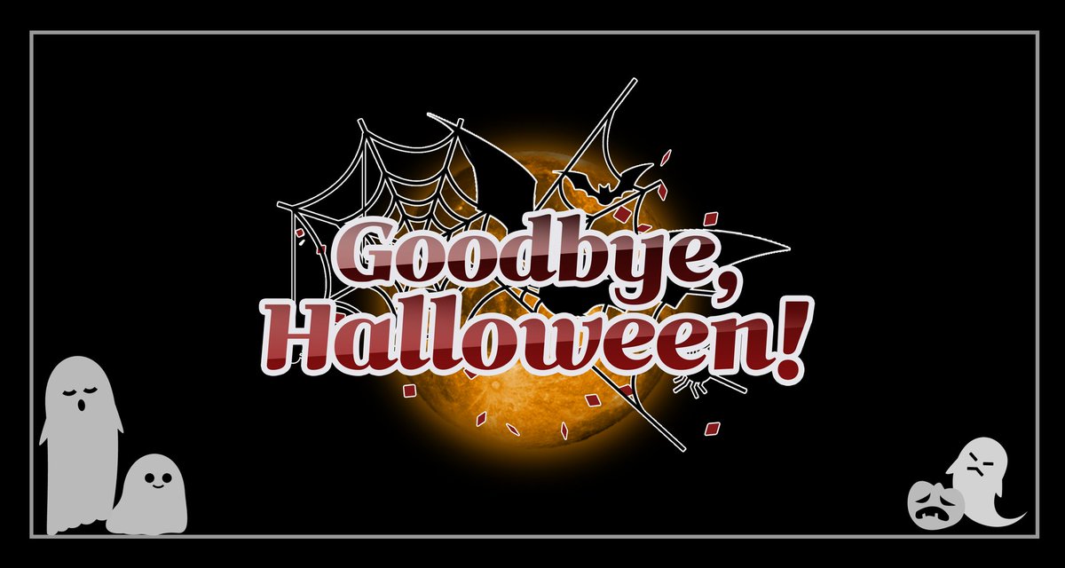 Wthewintercomes's tweet photo. 🎃 21:30에 엔딩을 시작합니다. 엔딩이 진행되는 동안 캐릭터의 퍼블릭 반응은 허용하나, 캐릭터 간 멘션은 중지해주세요. https://t.co/3SFqrJu65d