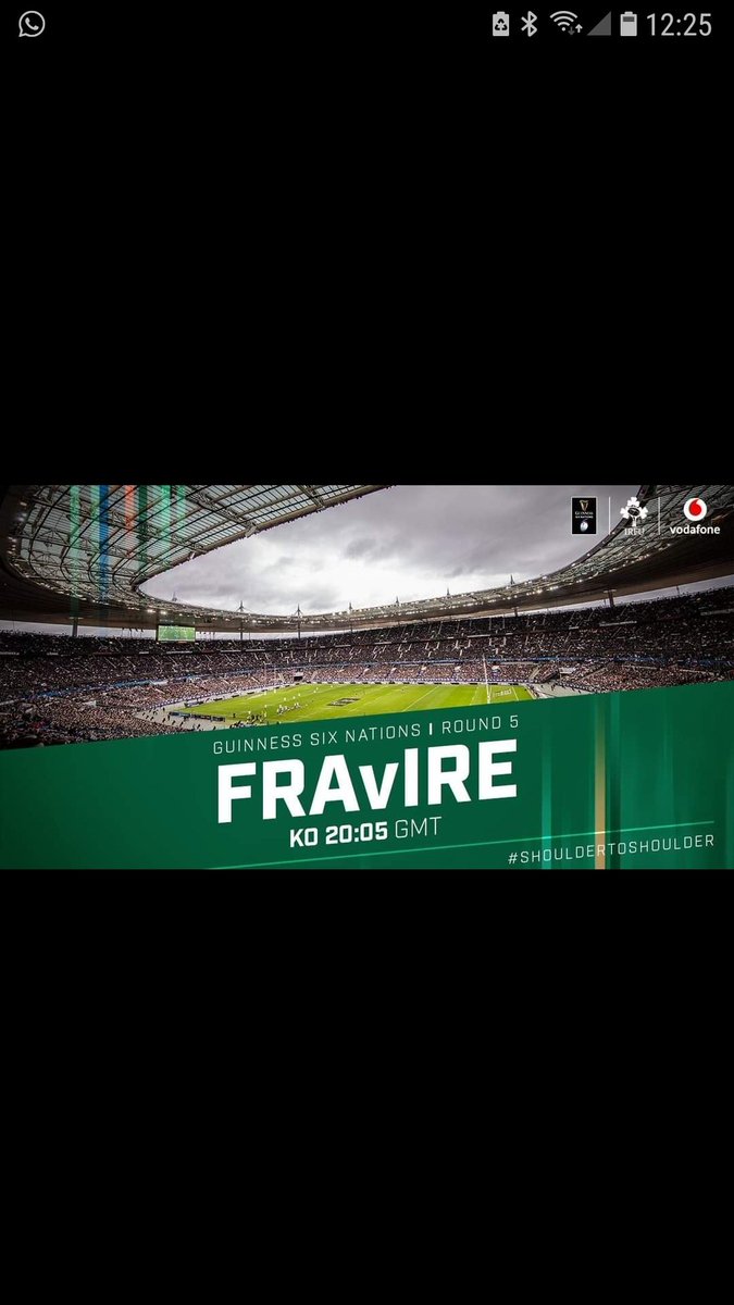 It would just be deadly if the lads could win 2night...bring some much needed joy to us all in these sh**e times. 
#ShoulderToShoulder
<a href="/IrishRugby/">Irish Rugby</a>
<a href="/The42IrishRugby/">Irish Rugby News</a>
💚🏈🇮🇪🙏🙏