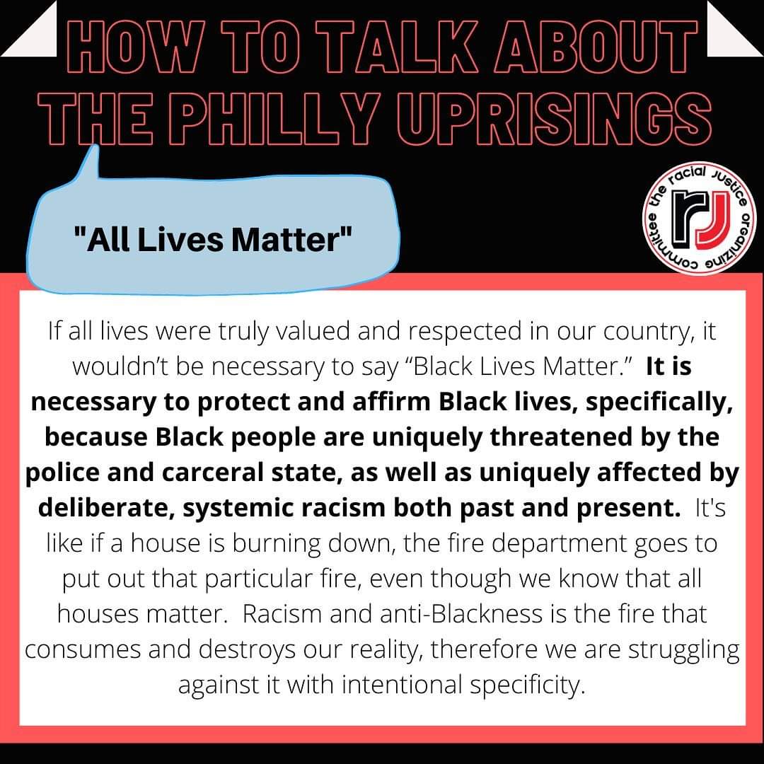 We will still need to have these discussions with our students next week,  #PhlEd. Here's help. Thread.  #BlackLivesMatter  