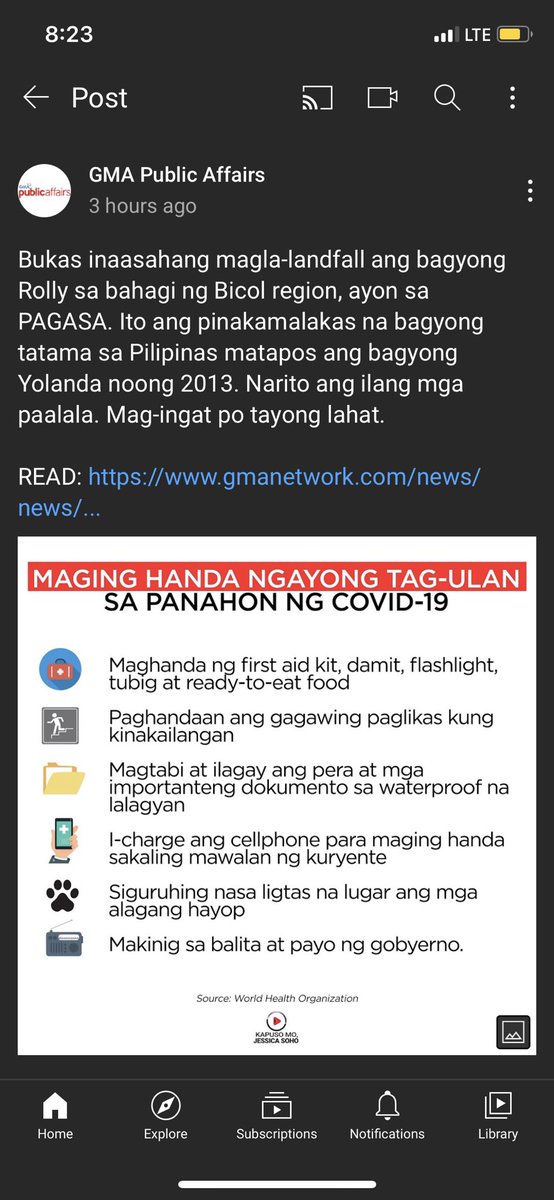 Capital_A__'s tweet photo. #RollyPH The strongest typhoon to hit the Philippines since #Yolando will make its landfall tomorrow.
Please be guided. Spread the word. https://t.co/kR05pC97NT