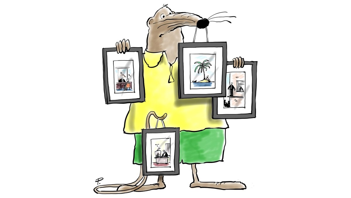 The exhibition ends at 4pm today so not long left to get down to <a href="/TheBearSteps/">Shrewsbury</a> #gallery for one last chuckle!  😂😂😂

Thank you to all our supporters this year 🤩 
<a href="/ShropCouncil/">Shropshire Council</a> <a href="/VisionExpress/">Vision Express</a> Waitrose <a href="/VeoliaUK/">Veolia UK</a> Shrewsbury Civic Society and <a href="/ShrewsburyTC/">ShrewsburyTC</a>
#cartoons #vision2020 👀