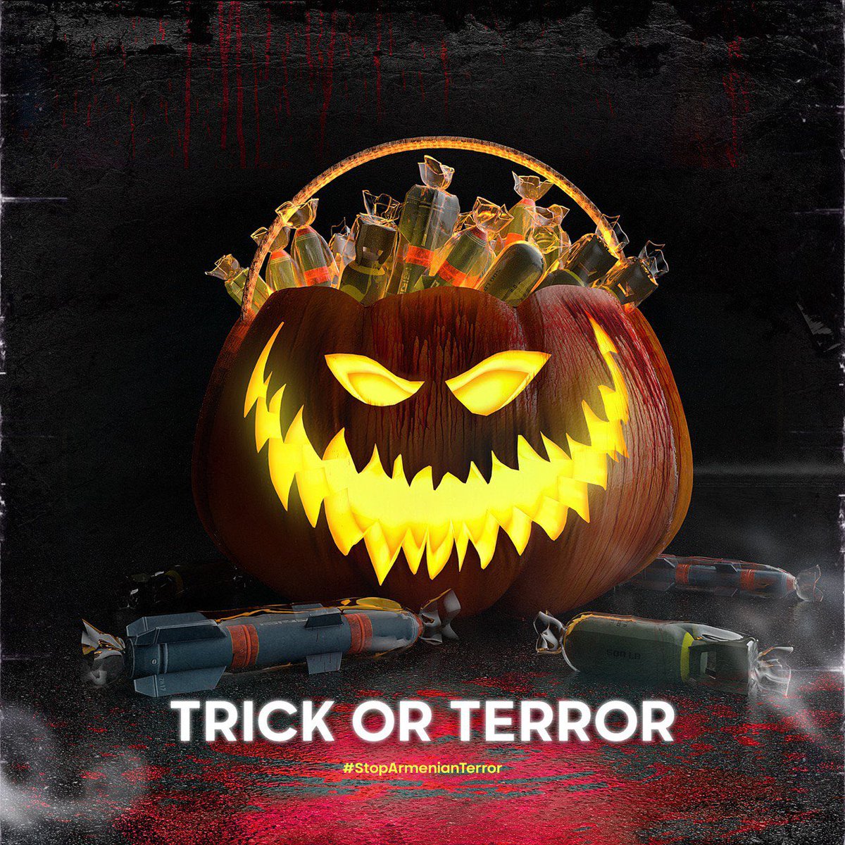 bgrlii's tweet photo. Trick or terror...oops, sorry treat. (c) Armenia #StopArmenianTerrorism https://t.co/IHGWlbfVHe