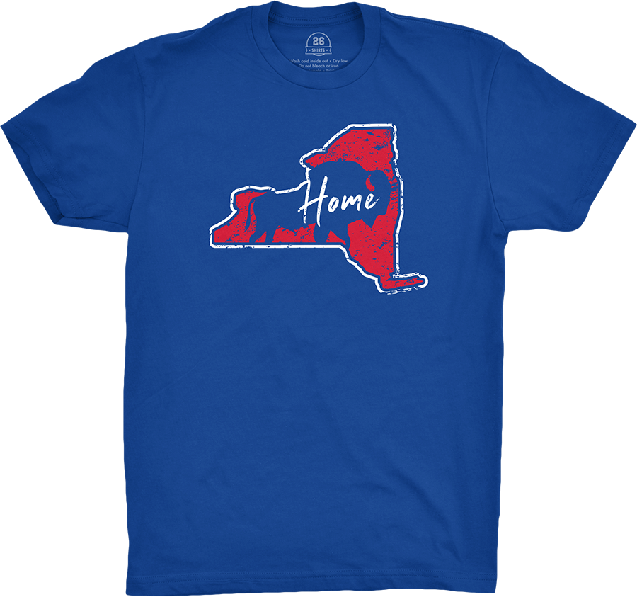 26shirts's tweet photo. We exist TO HELP! Order our exclusive "Home" design now through November 15th and help us help 3-year-old Abby Nirelli’s fight with AHC.

You can learn more, and pick up a shirt to help, at https://t.co/JUu7Cpwi6r. Presented by @WestHerr. #BillsMafia #Sabres https://t.co/wsHcDhjZw8