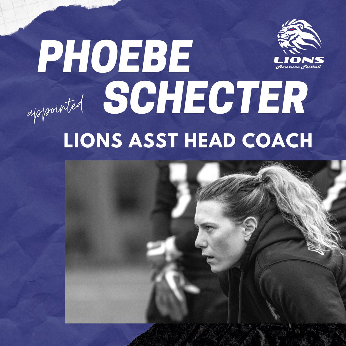"I'm excited to give back" 》The Lions are delighted to announce star player and former <a href="/BuffaloBills/">Buffalo Bills</a> coach @PhoebeS_PT's appointment to the position of Assistant Head Coach. Full story here (3min read): m.facebook.com/story.php?stor…. Original image: Photo Phoenix. Words: <a href="/CelineBsn/">Céline.</a>.