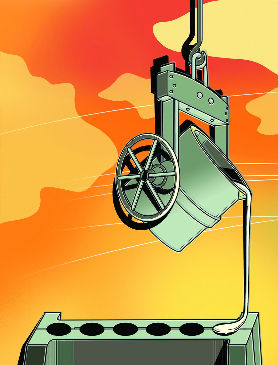 AmerFoundrySoc's tweet photo. When examining a weldment or assembly for a possible conversion to casting, there are seven considerations to determine the feasibility of the redesign:

https://t.co/r8YcqtR6Cs https://t.co/JW0XK6a6Xt