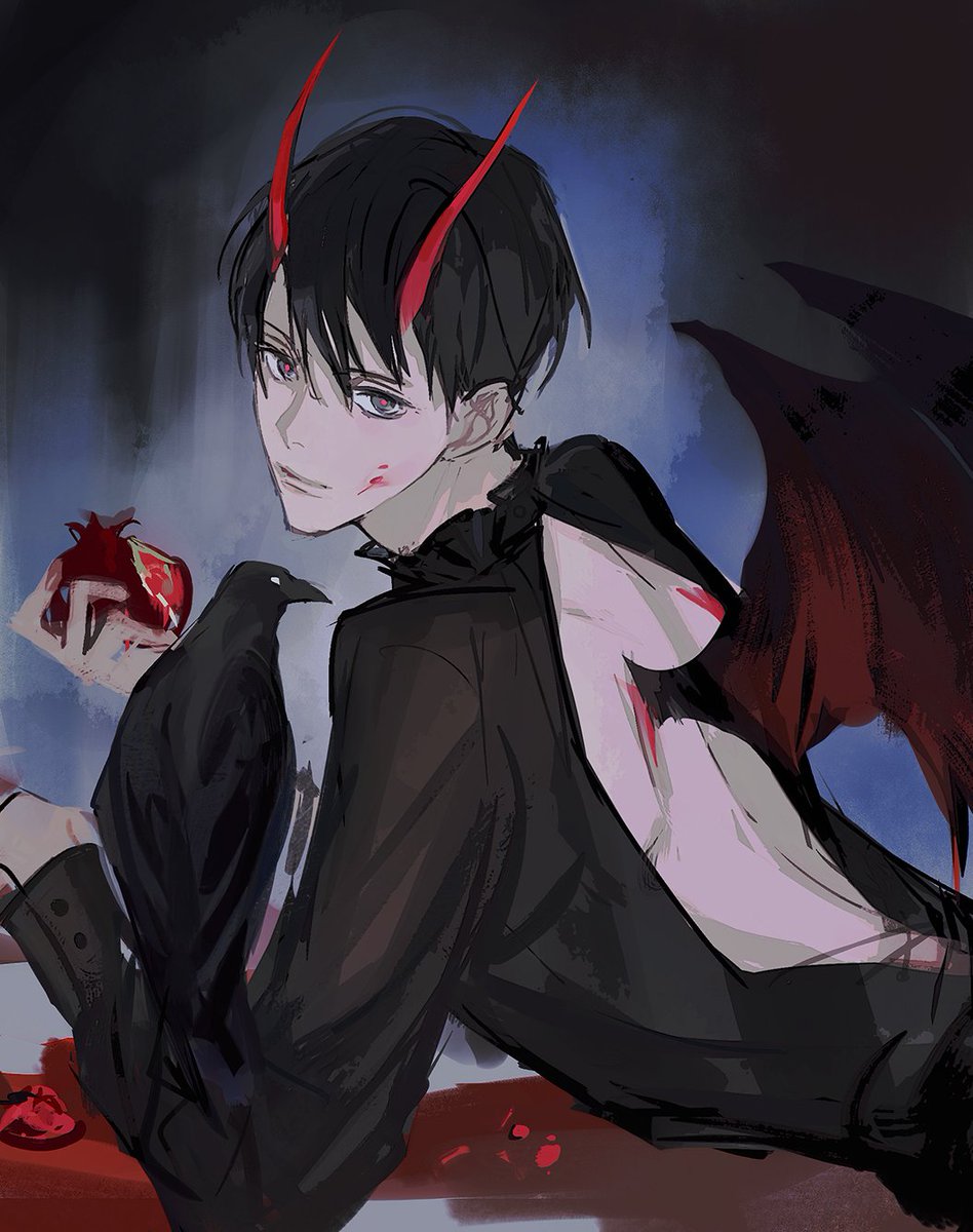 toiriot's tweet photo. god &amp; monster https://t.co/e4dRucdNYt