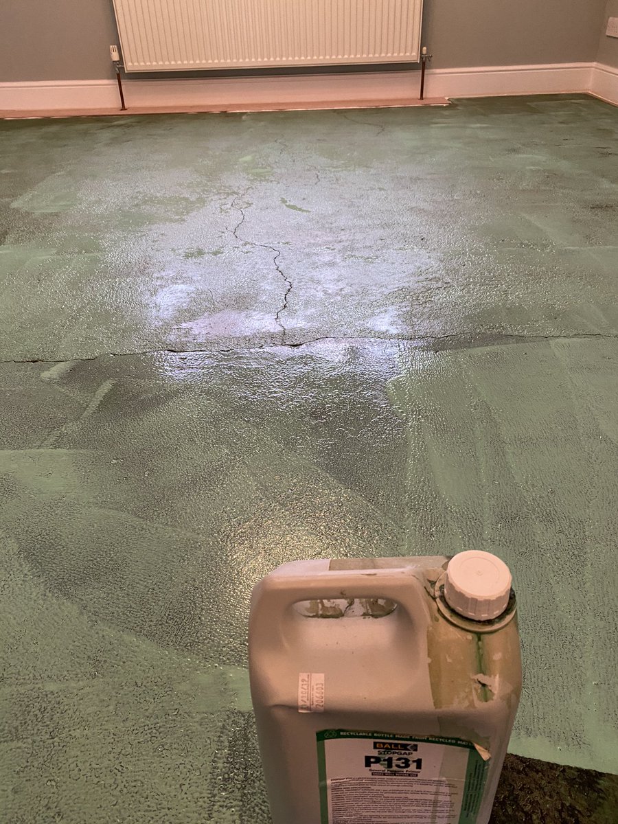 Ground floor preparation works using <a href="/FBallUK/">F. Ball and Co. Ltd.</a> 300 , p131.