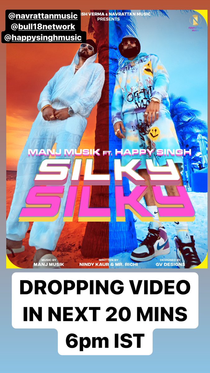 WE DROPPING MY BIGGEST VIDEO SO FAR IN 15 mins! This gonna be a π¬ @happysinghmusik
GET READY!! https://t.co/Fp5NZ83bMM