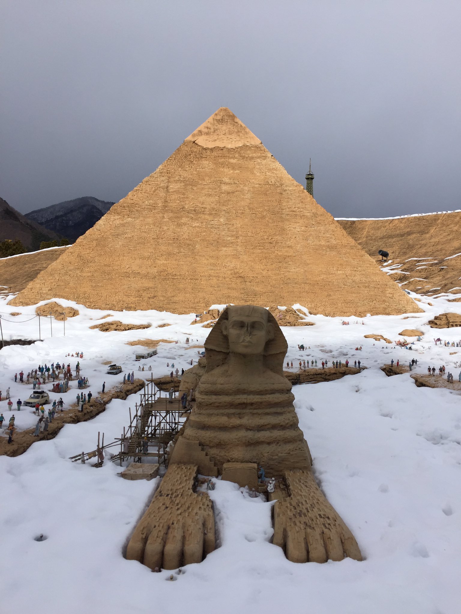 トリ エジプトの雪の画像 自分でも撮ってたわ 世界ふしぎ発見 T Co Frrboghye7 Twitter