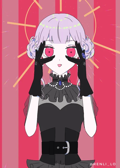 【4万人企画選択枠当選者その①】

@Renli_Lo 様

見た瞬間から一目惚れしたキャラでした!
色々物語を想像しちゃう設定も素敵です❤️
ご当選おめでとうございました～‼️✨ 