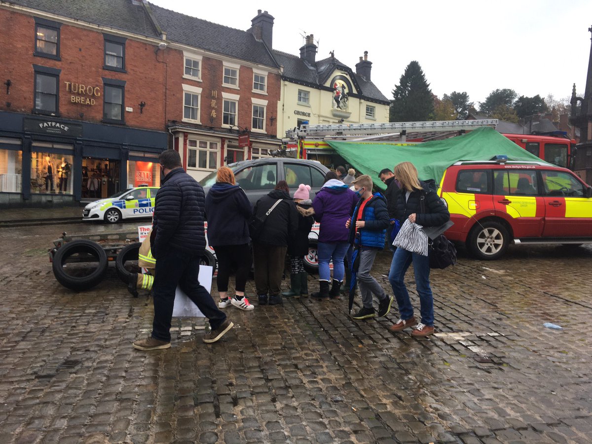 It is the final day of tyre safety month. Come and talk to us at Ashbourne market place! Stay safe on the roads!
<a href="/DerbyshireFRS/">Derbyshire Fire & Rescue Service</a> <a href="/DerbysPolice/">Derbyshire Police</a> <a href="/AshbourneStn/">AshbourneFireStnD23</a> #roadsafety #tyresafety