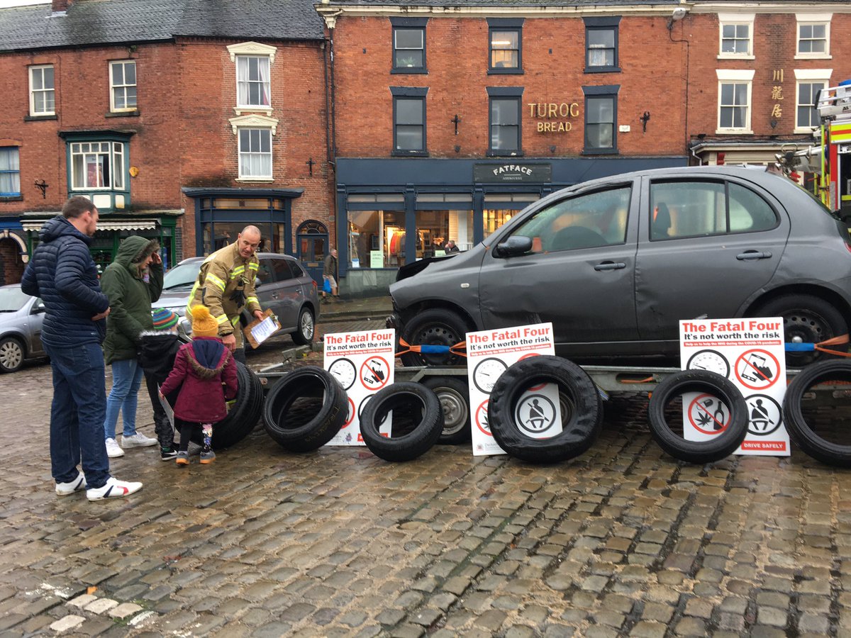 DfrsPrevention's tweet photo. It is the final day of tyre safety month. Come and talk to us at Ashbourne market place! Stay safe on the roads!
@DerbyshireFRS @DerbysPolice @AshbourneStn #roadsafety #tyresafety https://t.co/PabtImquKj
