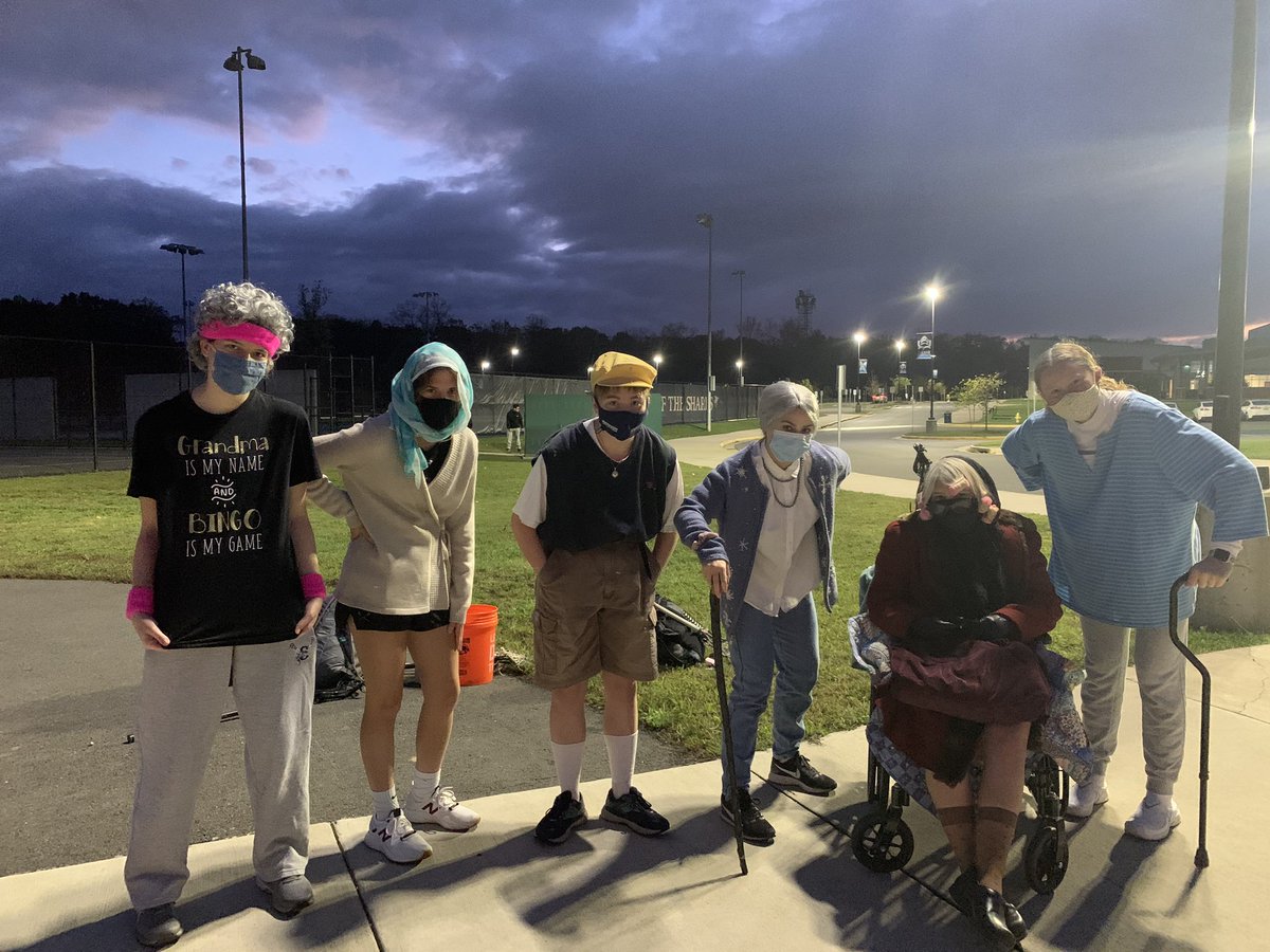 Coglan Girls Lacrosse making the best of Halloween <a href="/colgan_hs/">Colgan Sharks Athletic Boosters</a> #HappyHalloween2020