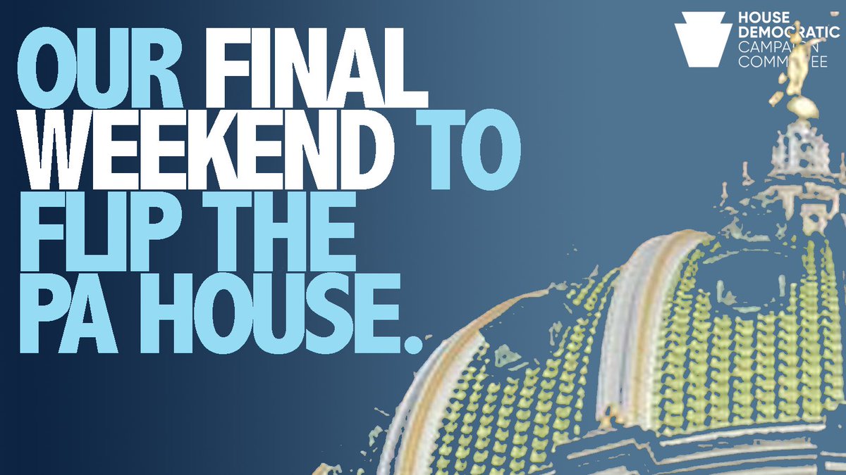 PAHDCC's tweet photo. This is it — if we miss the target, we do not get a second chance or a re-do. For the next 3 days, we need YOU to do everything you can to help us flip the PA House. 

Here are resources so you can help: https://t.co/RptGkQhEmQ
