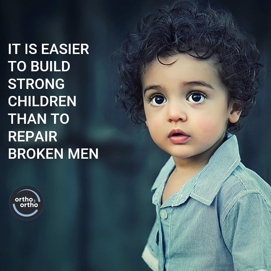 It's easier to build strong children than to repair broken men. Explore orthodontic treatment early #orthodontics #orthodontist #ortho2ortho #orthocare #smilemore #smile😊 #Smile
