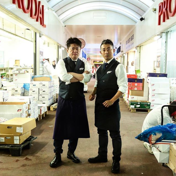 Early 2017, he looked like he belonged in any other high-end Japanese steakhouse, double breasted waistcoat and all.