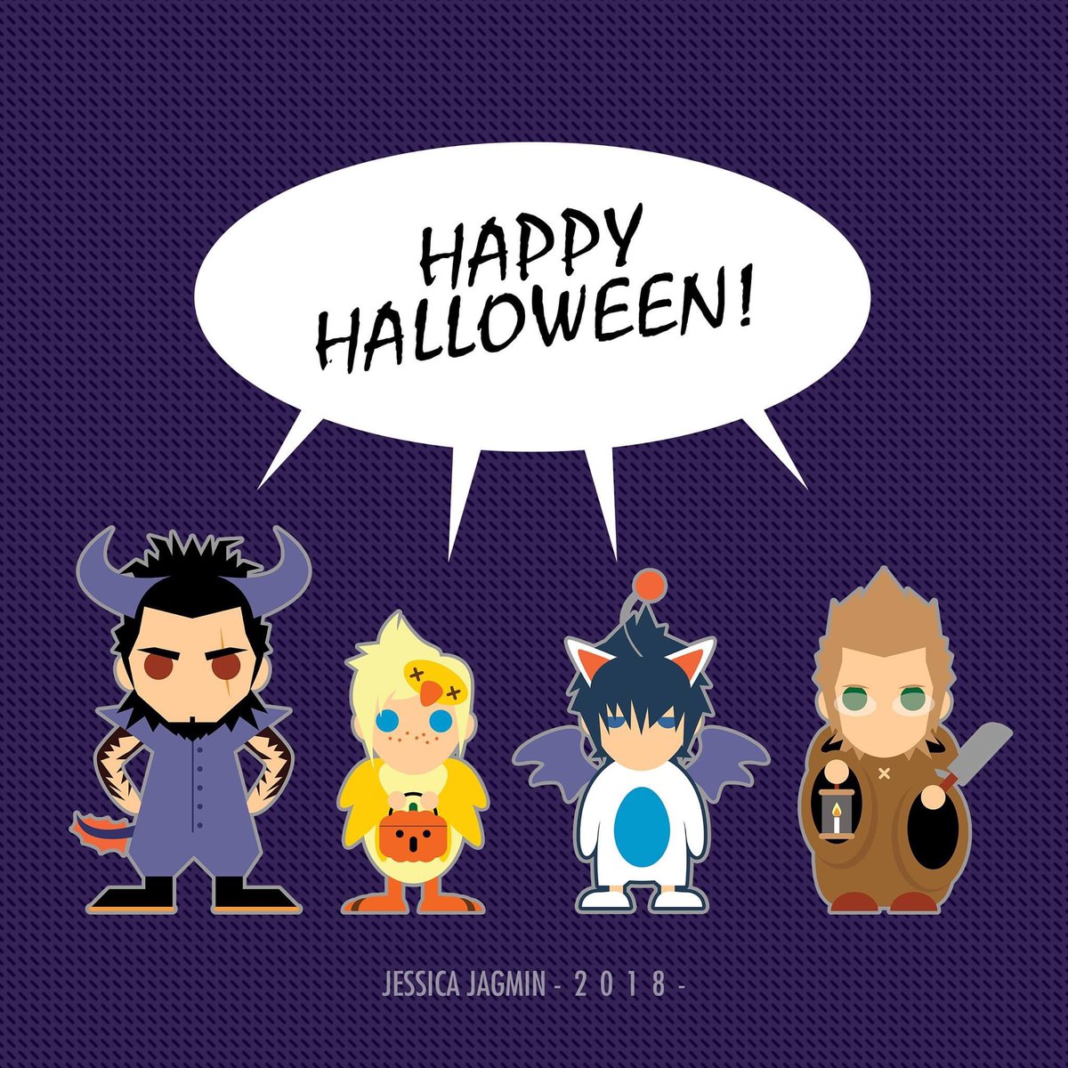 Happy #Halloween2020  #ffxv #jessjagmindesigns #SquareEnix
