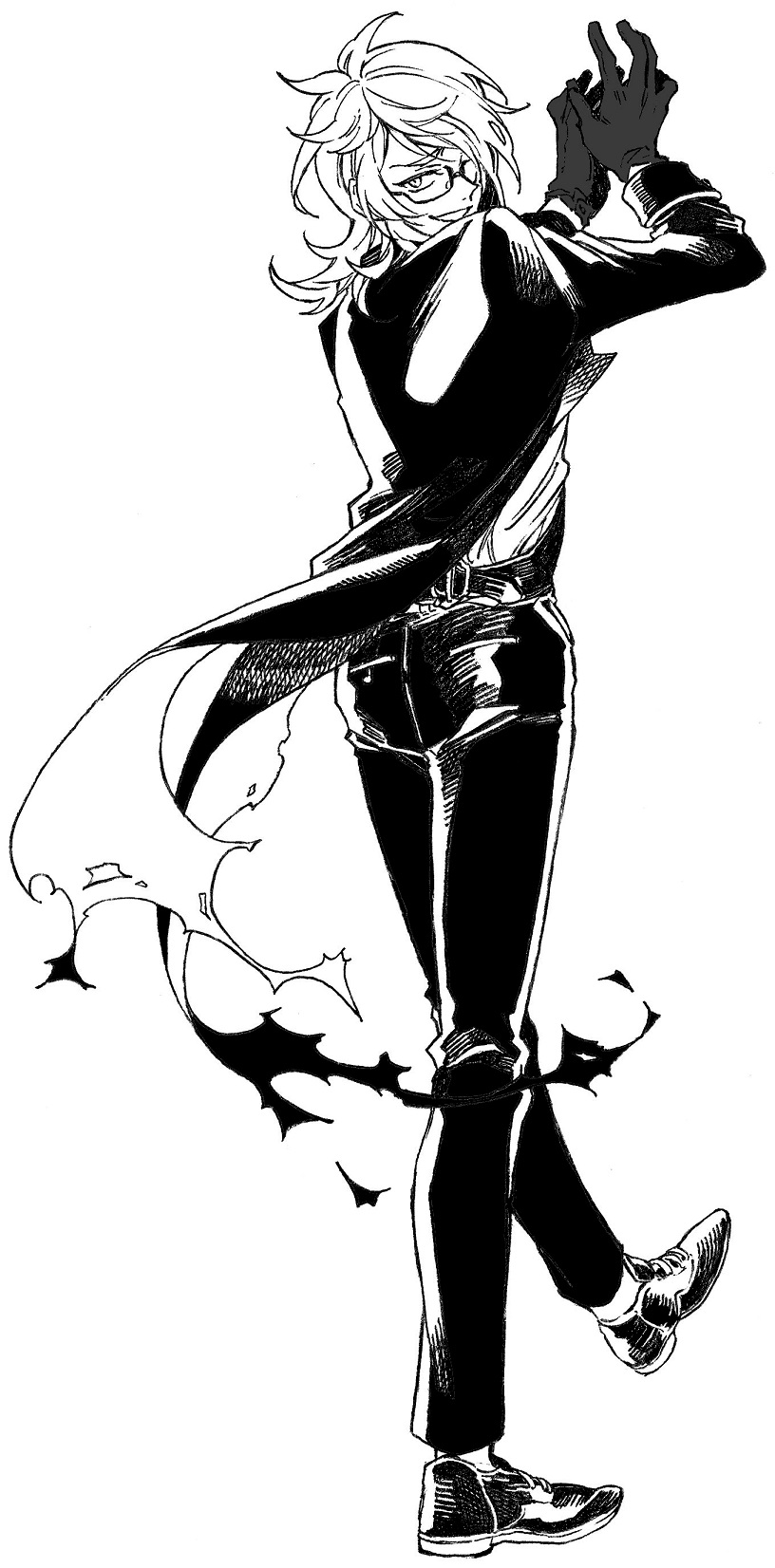 ねここ 掌ダンスのmvに使って頂いたイラスト達です かっこよく描きました 通過点は255 T Co Ficcd6lcc6 Twitter