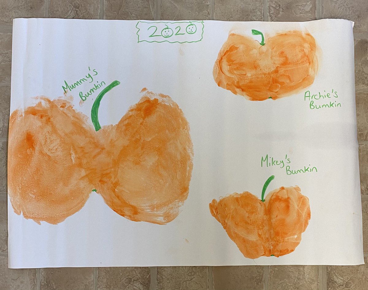 My family’s Bumkins lol 🤣🎃 #family #bumkins #pumpkins #painting #bums #orangepaint #picture #halloween https://t.co/G7dAhmECS4