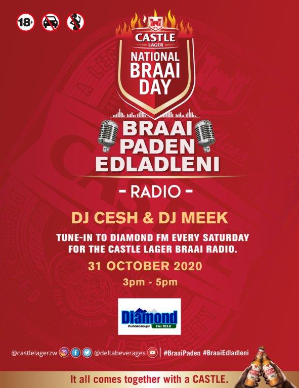DiamondFMZim's tweet photo. Today is National Braai Day!

Team Noise (@speedotaylor &amp; @kritic_igwee) are giving away 5 Castle Lager crates &amp; 5kg's of meat each to 5 winners this week courtesy of @CastleLagerZW

Remember to tag @CastleLagerZW &amp; include #braaipaden #braaiedladleni on your pics

No under 18. https://t.co/sIwV0wEQqw
