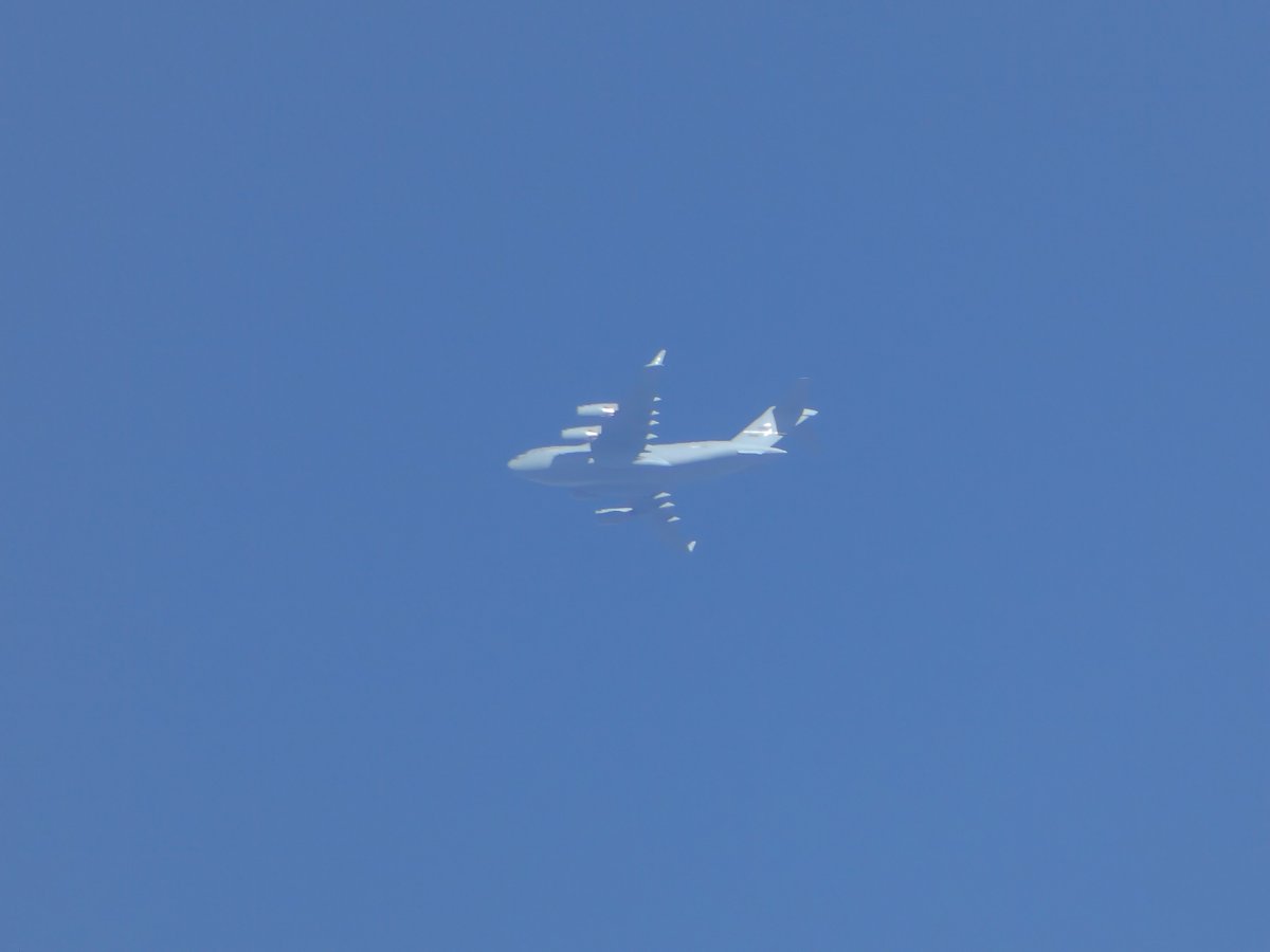EHEH_Spotter's tweet photo. United States Air Force Boeing C17A Globemaster III (90-0535, #AE07D4) 445th Airlift Wing, Wright-Patterson AFB  as U.S. Air Mobility Command flight #RCH851 FL300 @ EHEH

#potn #avgeek #usaf https://t.co/AVzdtC0wq3