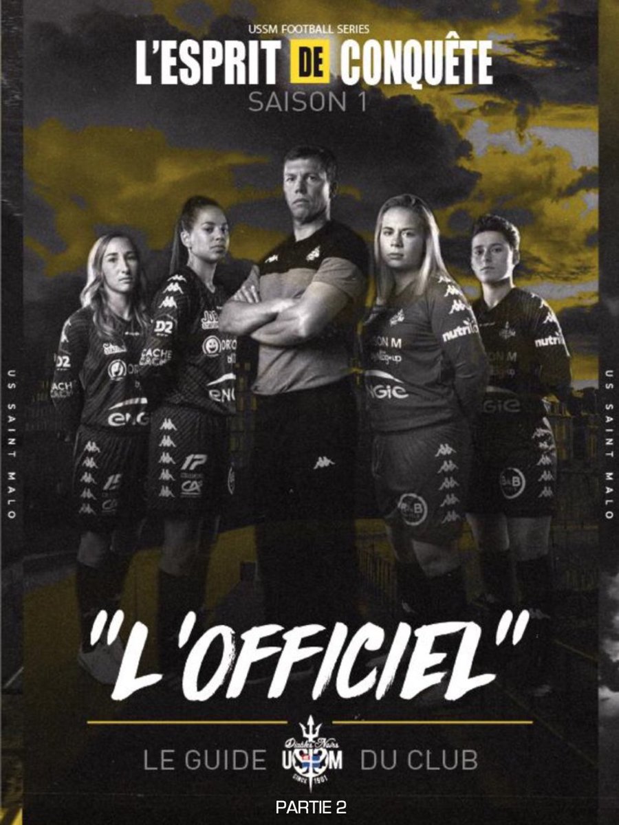 USSAINTMALO's tweet photo. Et voici la partie 2 du #guide de la #saison, consacrée aux #féminines ! Vous saurez tout sur les #joueuses, le #coach, le calendrier de la #D2F ainsi que ceux des #U19F et de la #R1F !
A télécharger ici 
👉https://t.co/Tk1Bw3PDza https://t.co/ErLtKB4Pri
