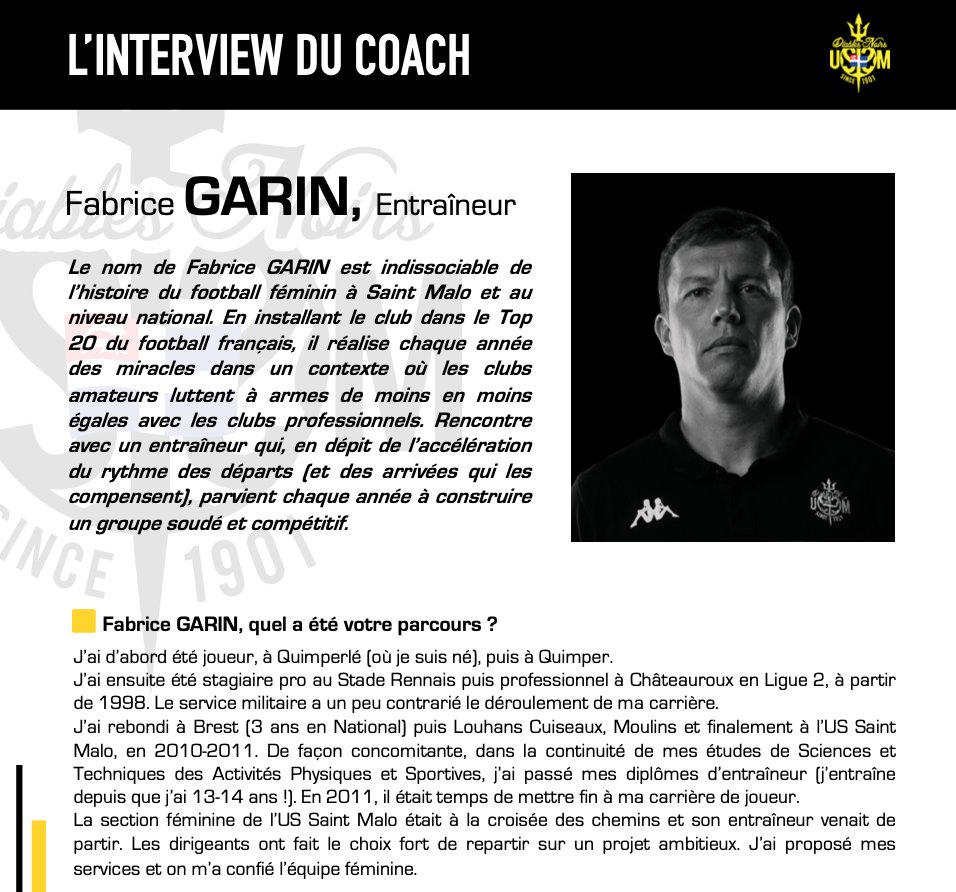 USSAINTMALO's tweet photo. Et voici la partie 2 du #guide de la #saison, consacrée aux #féminines ! Vous saurez tout sur les #joueuses, le #coach, le calendrier de la #D2F ainsi que ceux des #U19F et de la #R1F !
A télécharger ici 
👉https://t.co/Tk1Bw3PDza https://t.co/ErLtKB4Pri