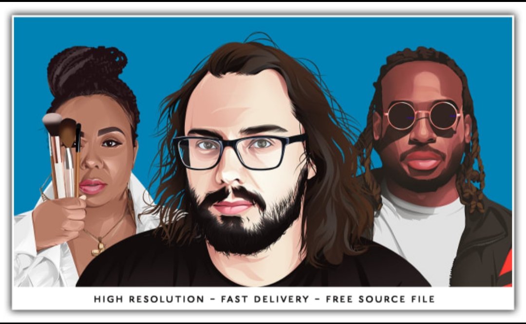 Open Commission Artwork
I will create your photo into vector portrait start from $10
https://t.co/hPgnNHwXTC
#FiverrBuyer #Fiverr #gift #birthday #family #couple #illustration #vectorart #photoshopped #portraits #FANART #digitalart #graphicdesign https://t.co/UR8VF1QU4v