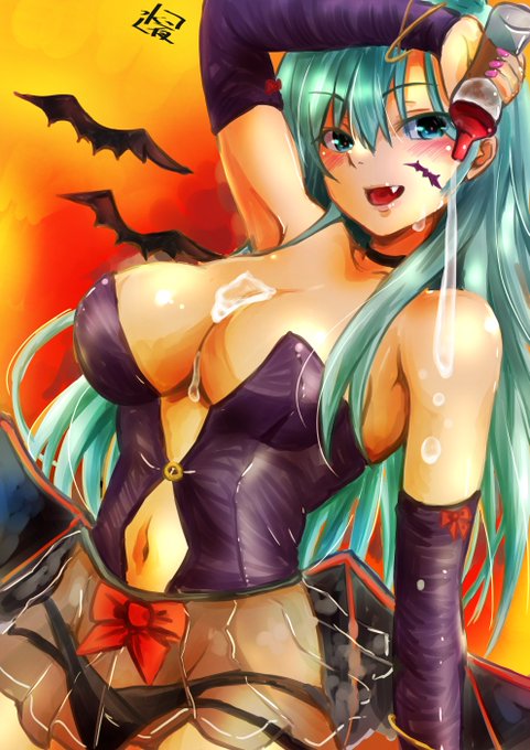 #ハロウィンイラスト 勢いで描いたw

#鈴谷「てーとく! お菓子くれなきゃヌメヌメするぞー!!」 