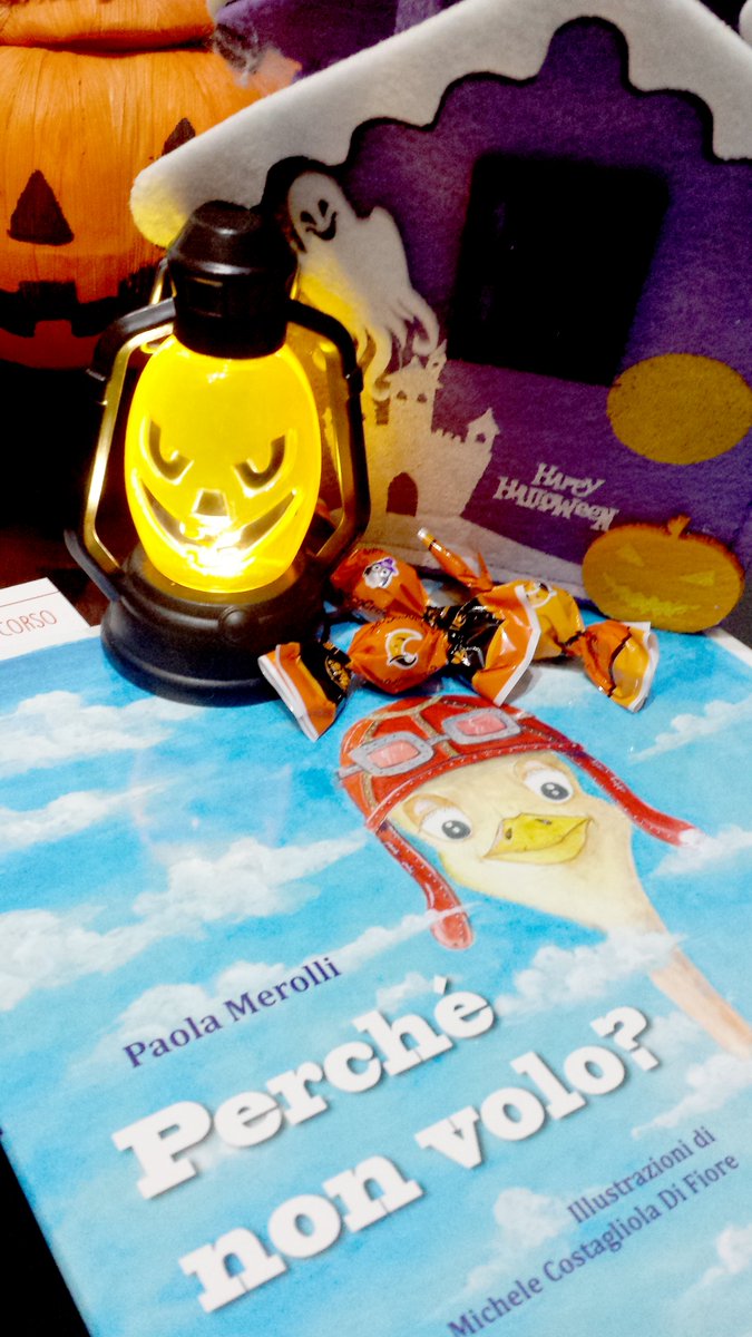 PaolaMerolli's tweet photo. Dolcetto o scherzetto?!?
Buon Halloween a tutti i bimbi da me e da Sbruffo!🎃 👻🍭🍫
Per conoscere la favola: https://t.co/AyJM7rvR5F
#LaScritturaÈVita #CasaLettori #HappyHalloween #Halloween2020 #Sbruffo #book #booklovers #favole #31ottobre @CasaLettori @CasaScrittori https://t.co/oRT2XgZoza