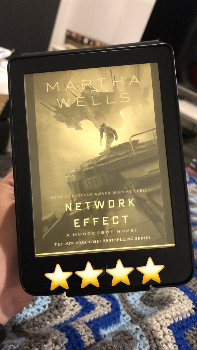 bern_loves's tweet photo. Book #3✅✅ Network Effect (The Murderbot Diaries #5) by Martha Wells ~ 4⭐️
Finally, a full-length Murderbot book after 4 novellas! I struggled to follow what was going on at times, but that’s a me-problem with sci-fi, and it was a very enjoyable read nonetheless.
#WitchAThon https://t.co/1hhzOlW1lu