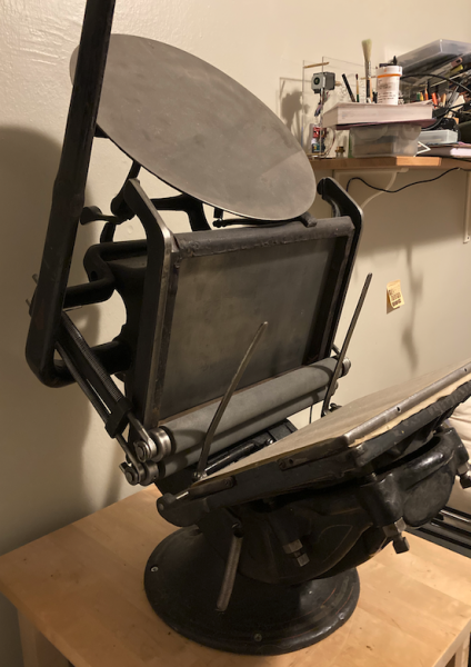 NEW YORK: Golding Official no. 6 tabletop #letterpress, 8.25 x 12.25. Expertly repaired by Andrew Churchman a few years ago, fully operational with new rollers. Can give you all the supplies I have such as furniture, metal type, and quoins. Brooklyn. briarpress.org/57701