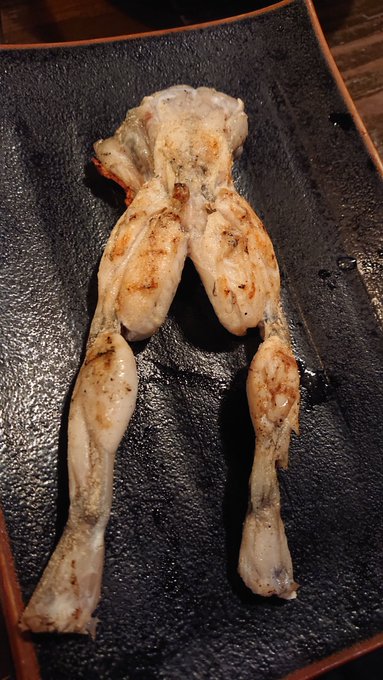 カエルとスズメうめぇ(^p^) 