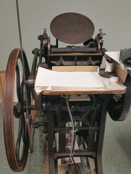 FREE in the Classifieds: Old C&amp;P 12x18 and C&amp;P 8x12 #letterpress. 12x18 has a motor &amp; Kluge feeder attachment. Flywheel on the 8x12 was broken off of the shaft during a move &amp; would need replacement. Otherwise, could be used for parts. KY. briarpress.org/57595