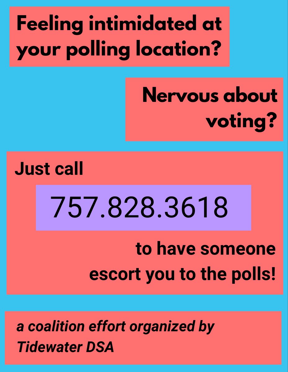 Our poll escort program is here! Here’s a number you can call and we will have someone meet you on election day. Walk to your polling place in confidence knowing we’re here to help in any way we can.
